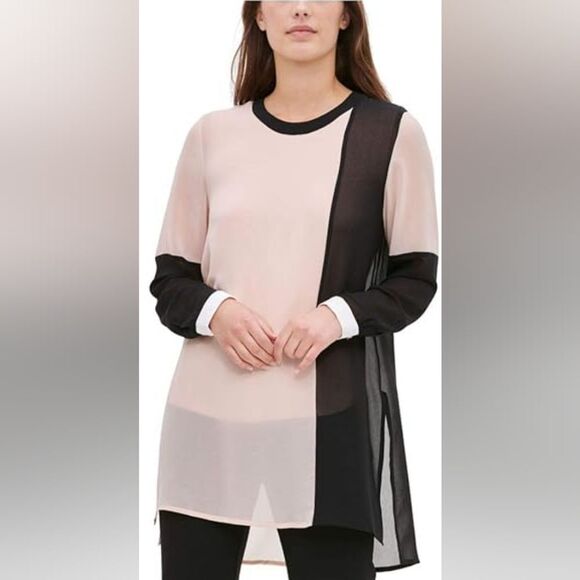 Calvin Klein NWT Long Sleeve Blouse - Picture 1 of 10
